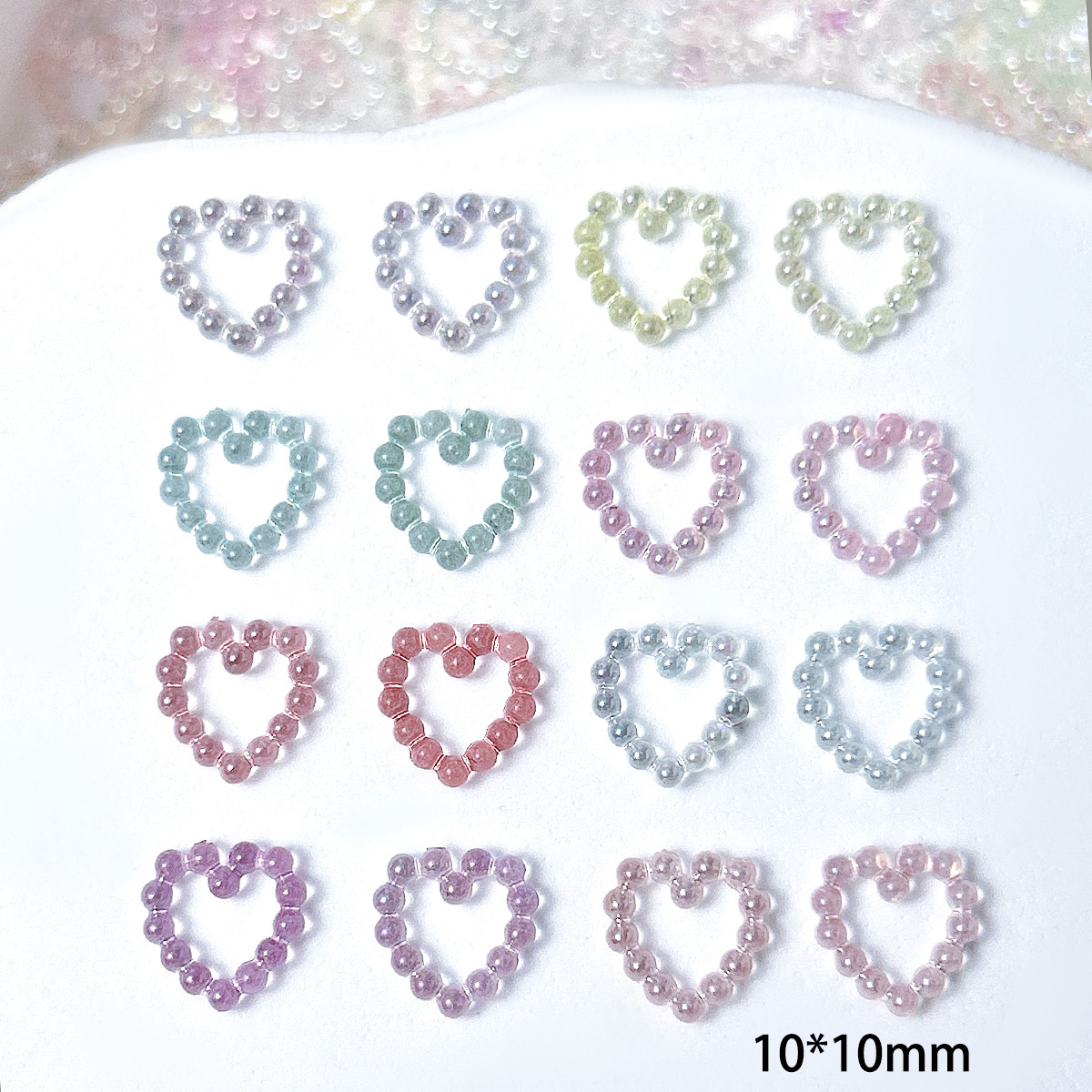 100pc Mixed Macaron Hollow Hea - đánh giá và giá Resin Art Ring Design