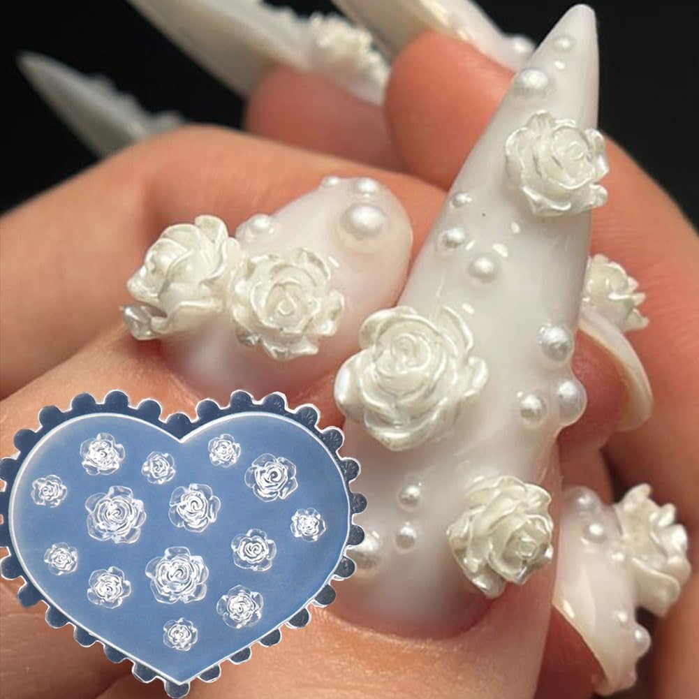 3D Flower Nail Molds Silicone  - đánh giá và giá Resin Art Template