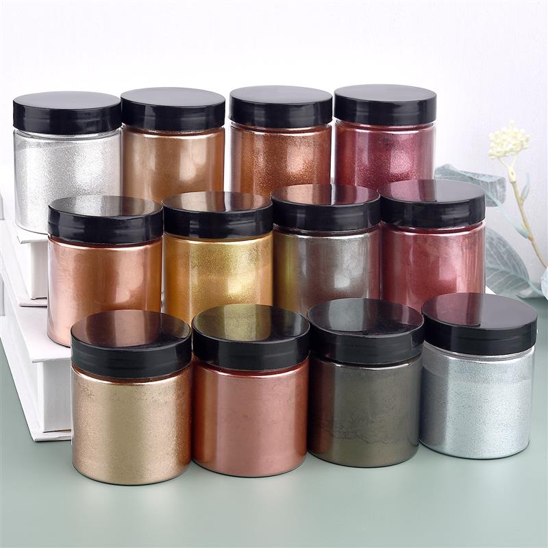 50g Shimmer Metallic Gold Silv - đánh giá và giá Resin Art Glue