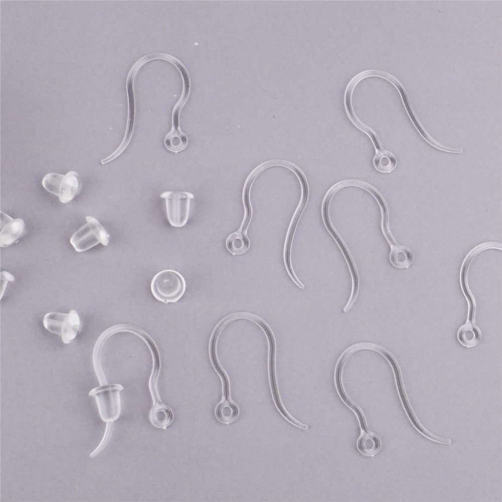 40pcs Clear Plastic Earring Ho - đánh giá và giá Resin Art Calligraphy