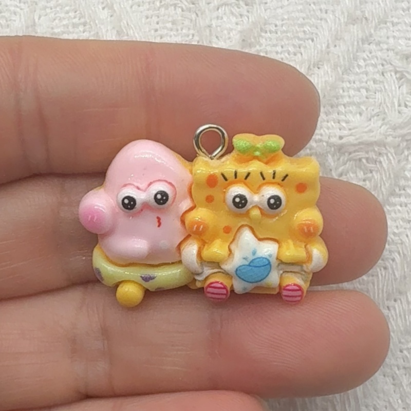 10pcs cartoon resin pendant, D - đánh giá và giá Resin Art Calligraphy