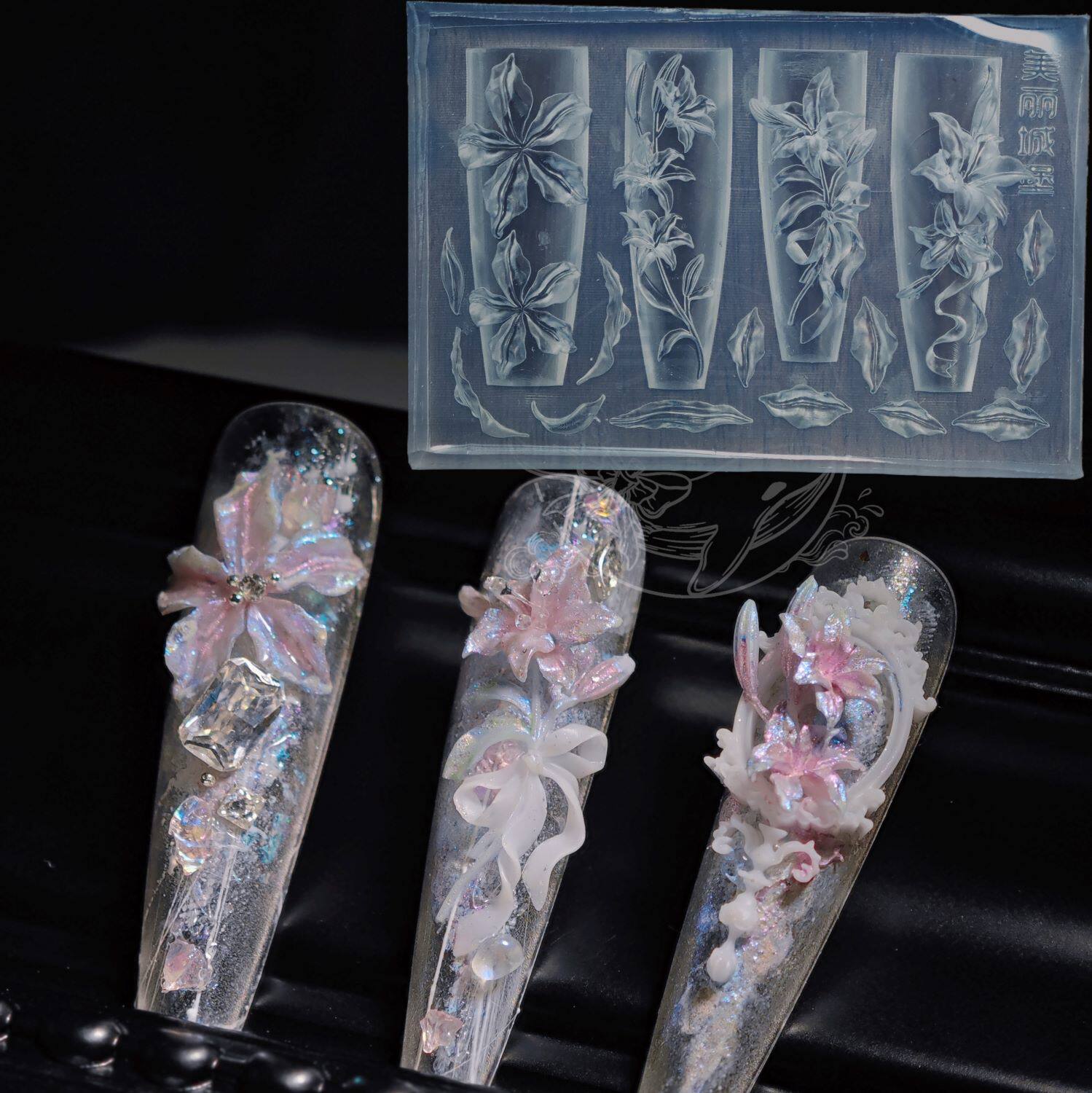 3D Carving Curved Silicone Mou - đánh giá và giá Resin Art Template