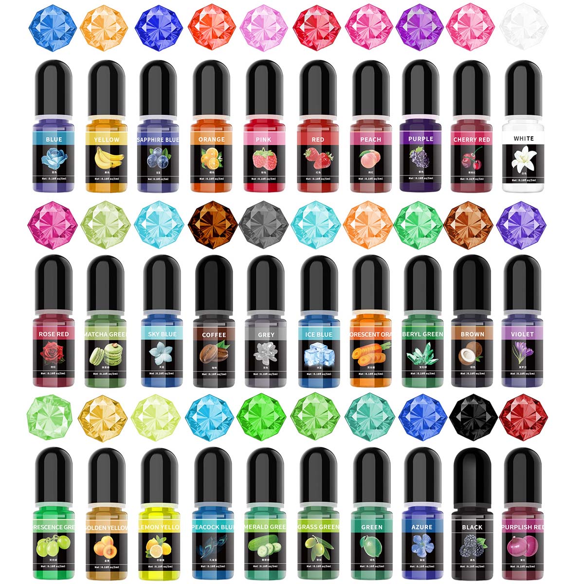 5ml/Bottle Epoxy Resin Pigment - đánh giá và giá Resin Art Glue