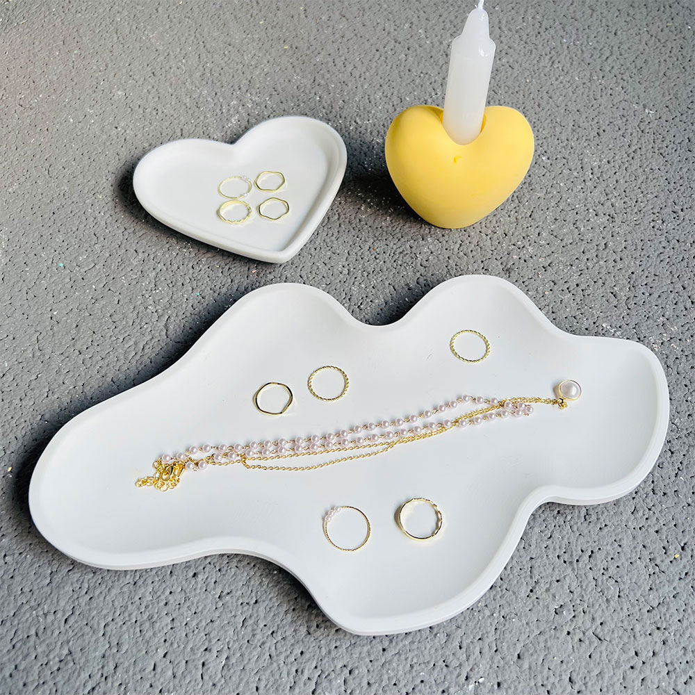 Cloud Storage Tray Concrete Mo - đánh giá và giá Resin Art Ocean