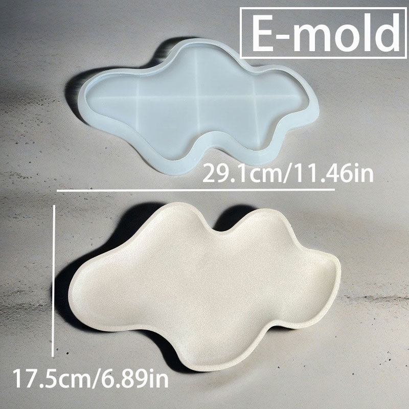 Cloud Storage Tray Concrete Mo - đánh giá và giá Resin Art Ocean