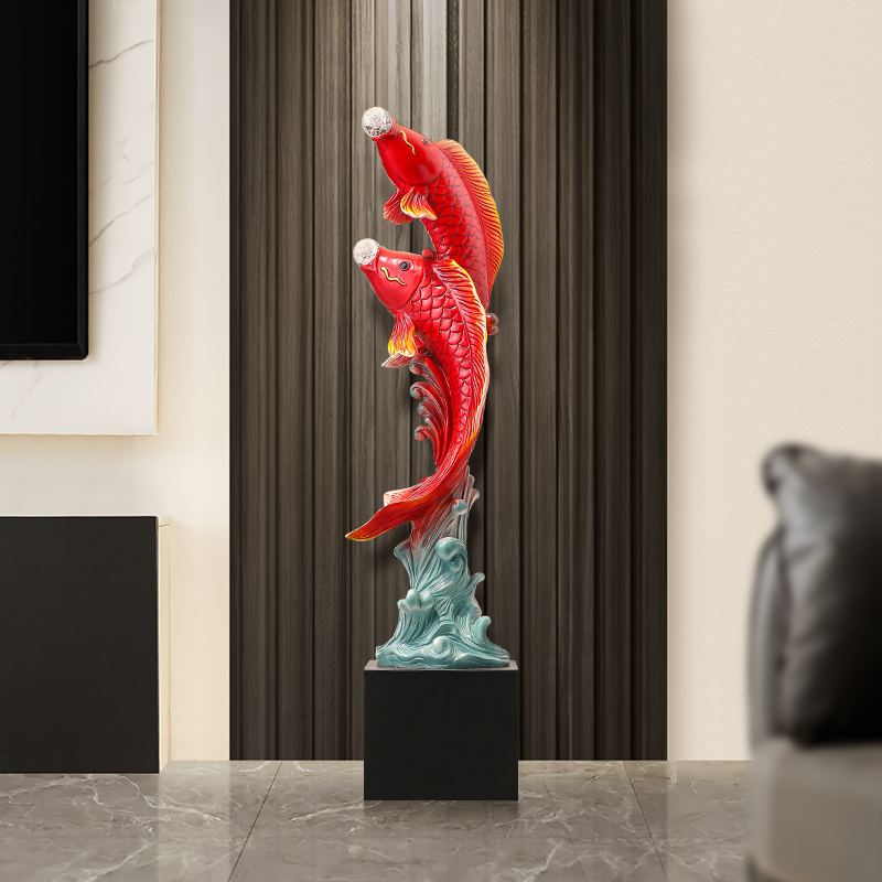 Five-Flavored Fish Sculpture,R - đánh giá và giá Resin Art Floor