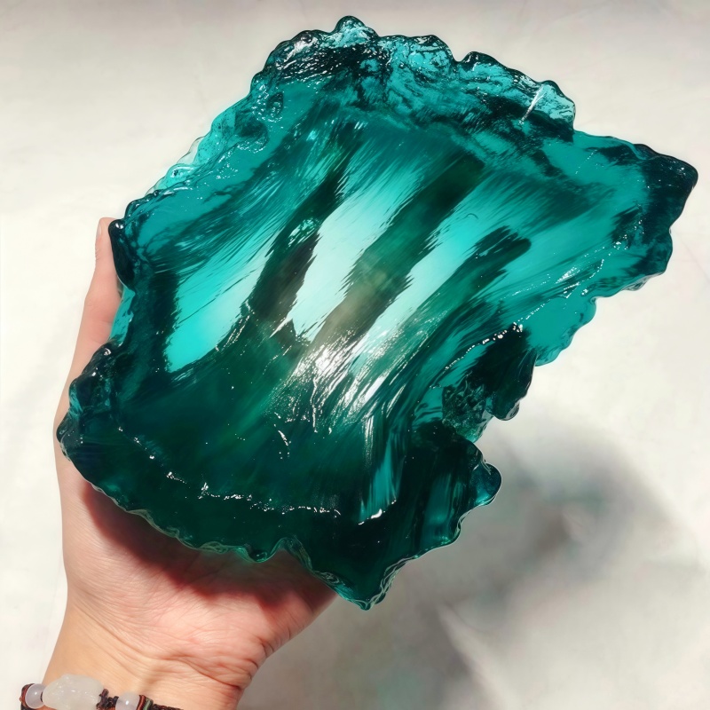 Ocean Wave Design Plate Epoxy  - đánh giá và giá Resin Art Ring Design