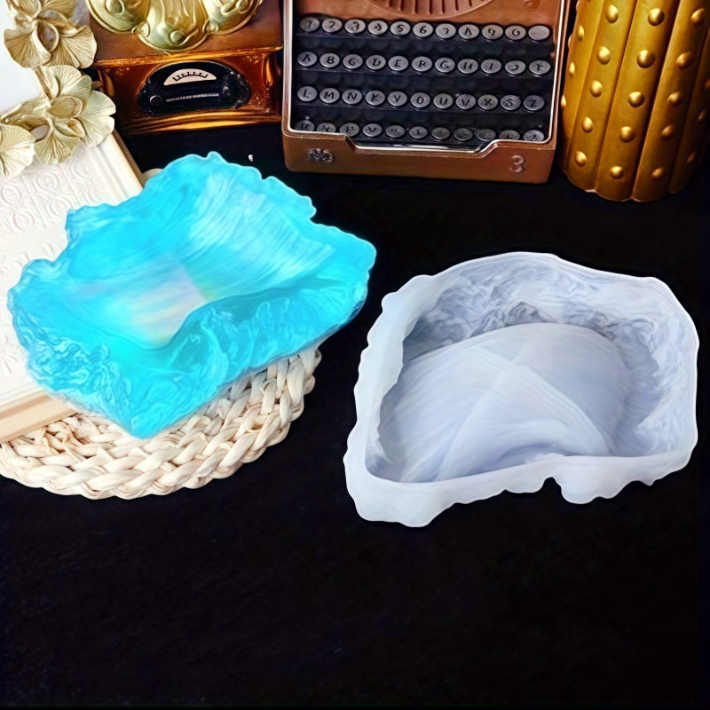 Ocean Wave Design Plate Epoxy  - đánh giá và giá Resin Art Ring Design