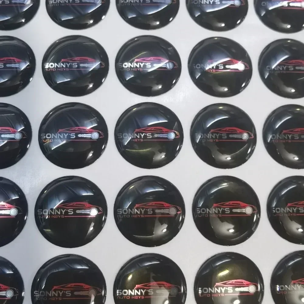 B Customized 14mm Round Car Ke - đánh giá và giá Resin Art Logo