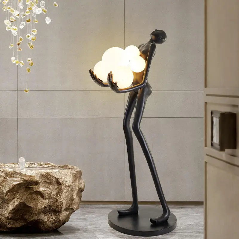 Humanoid Floor Lamp Lamp Moder - đánh giá và giá Resin Art Floor