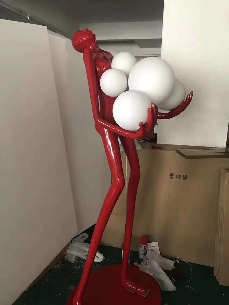 Humanoid Floor Lamp Lamp Moder - đánh giá và giá Resin Art Floor