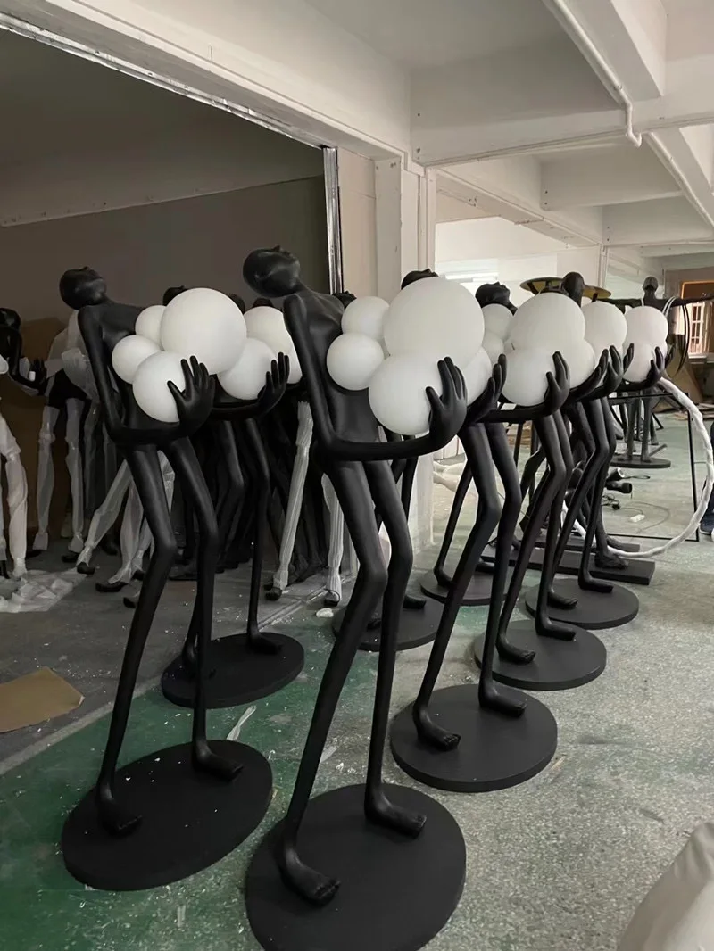 Humanoid Floor Lamp Lamp Moder - đánh giá và giá Resin Art Floor