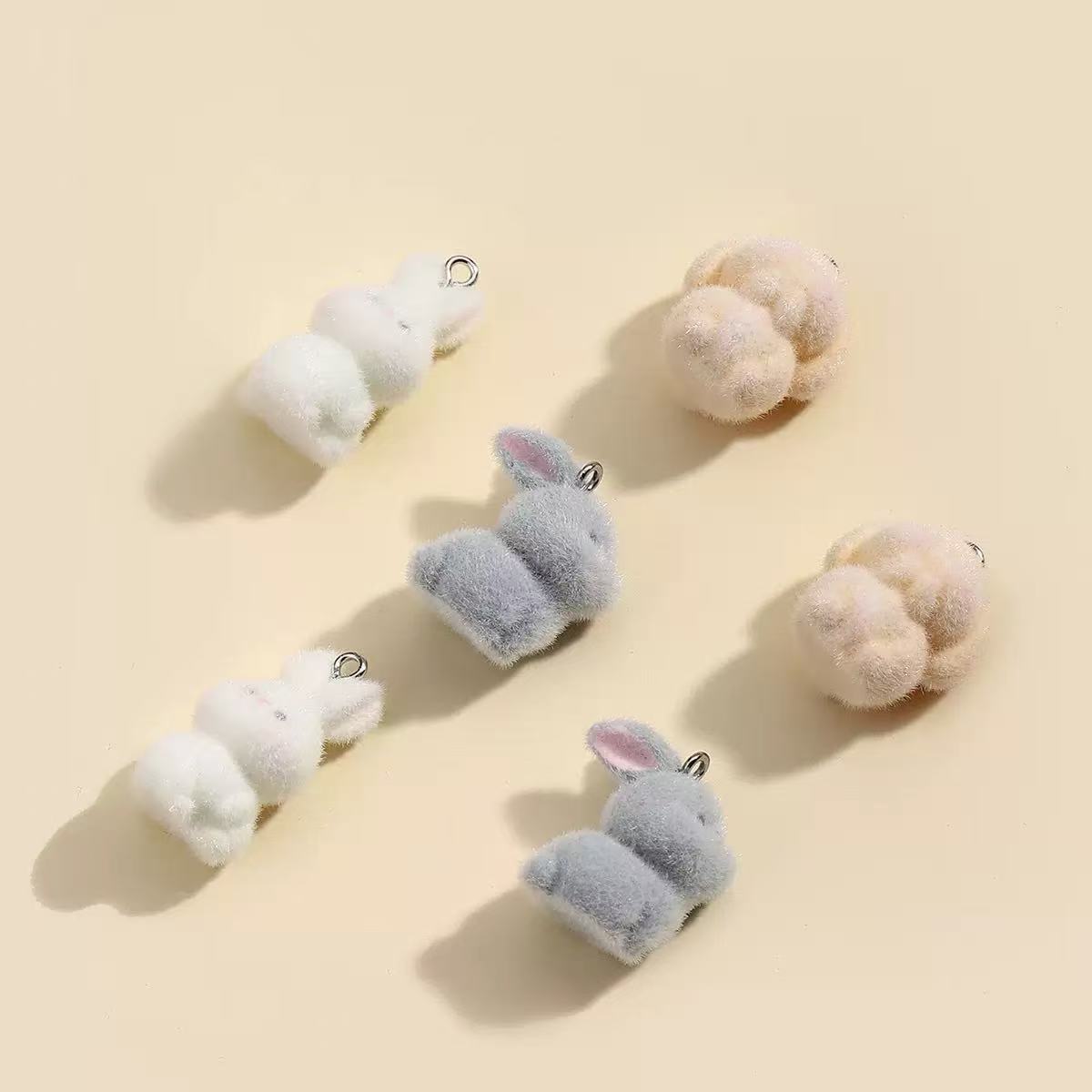 10pcs Flocking Little Rabbit R - đánh giá và giá Resin Art Calligraphy