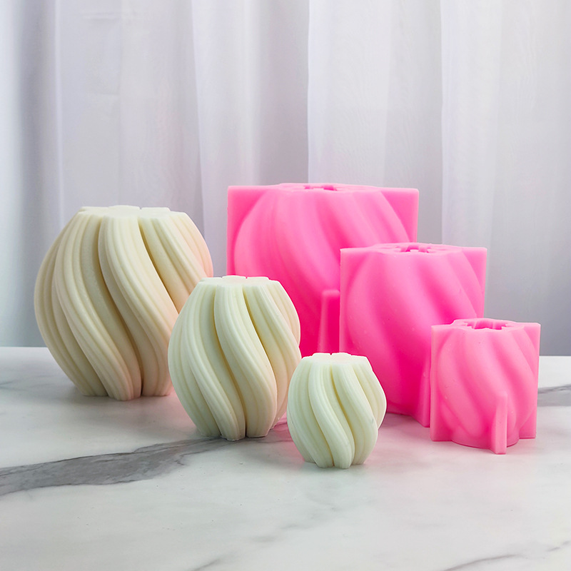 Hình Học Sọc Cột Nến Khuôn Lớn - đánh giá và giá Resin Art Ocean