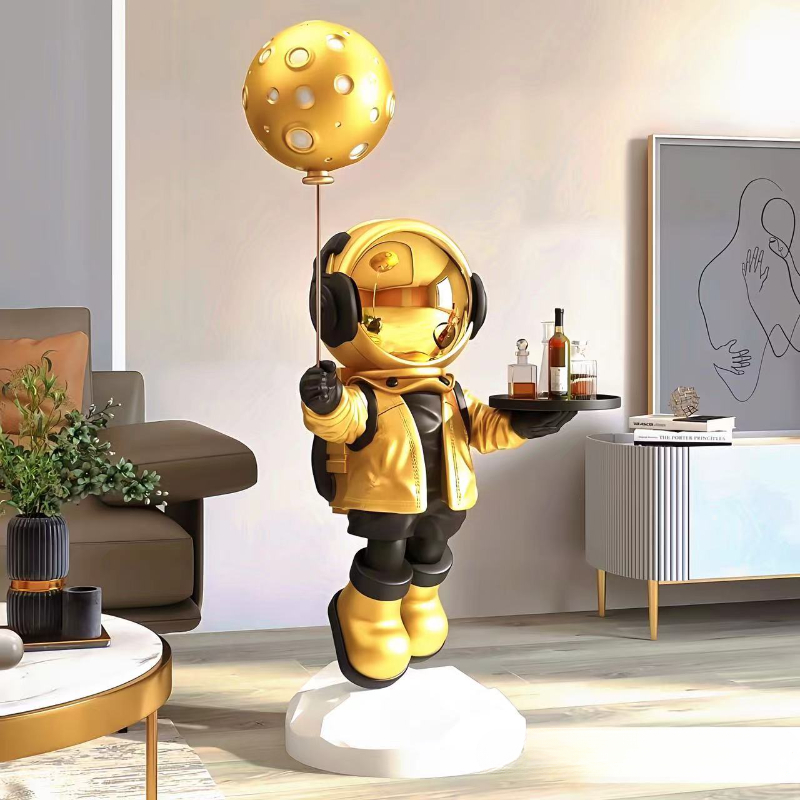 Large Creative Astronaut Astro - đánh giá và giá Resin Art Floor